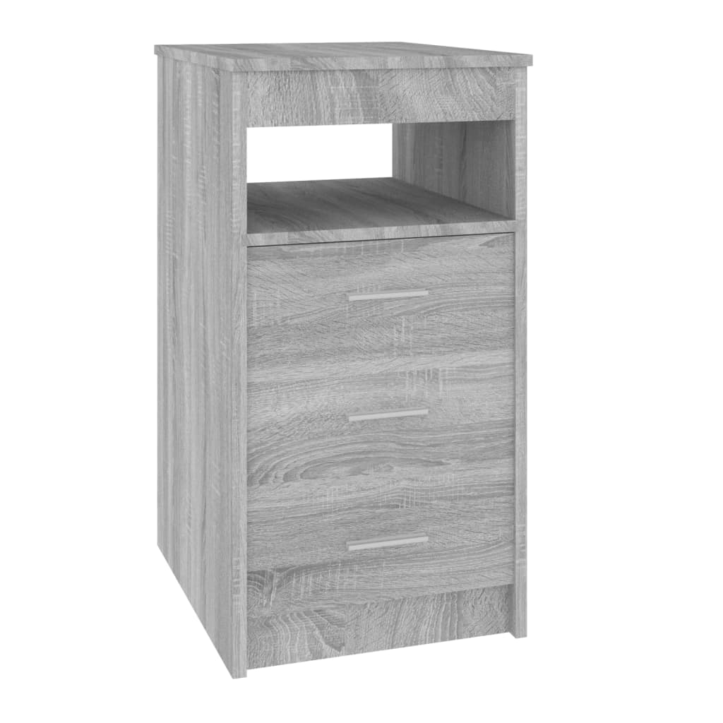 Armoire à tiroirs Sonoma gris 40x50x76 cm Bois d'ingénierie Casiers & armoires de rangement vidaXL   