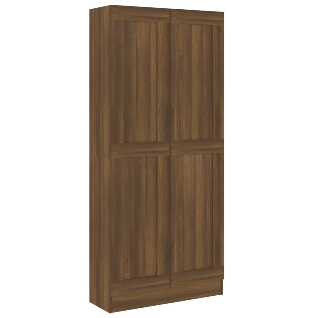 Armoire à livres Chêne marron 82,5x30,5x185,5cm Bois ingénierie Bibliothèques vidaXL   