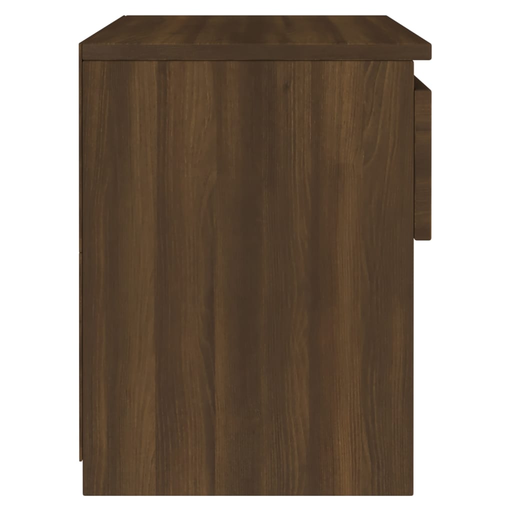 Table de chevet Chêne marron 40x30x39 cm Bois d'ingénierie Tables de chevet vidaXL