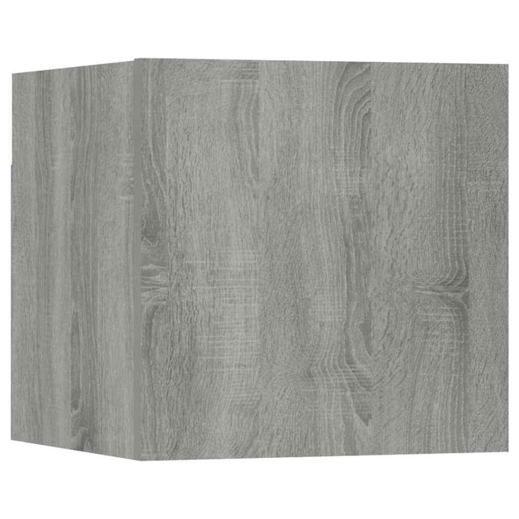 Meuble TV mural Sonoma gris 30,5x30x30 cm Meubles TV vidaXL   