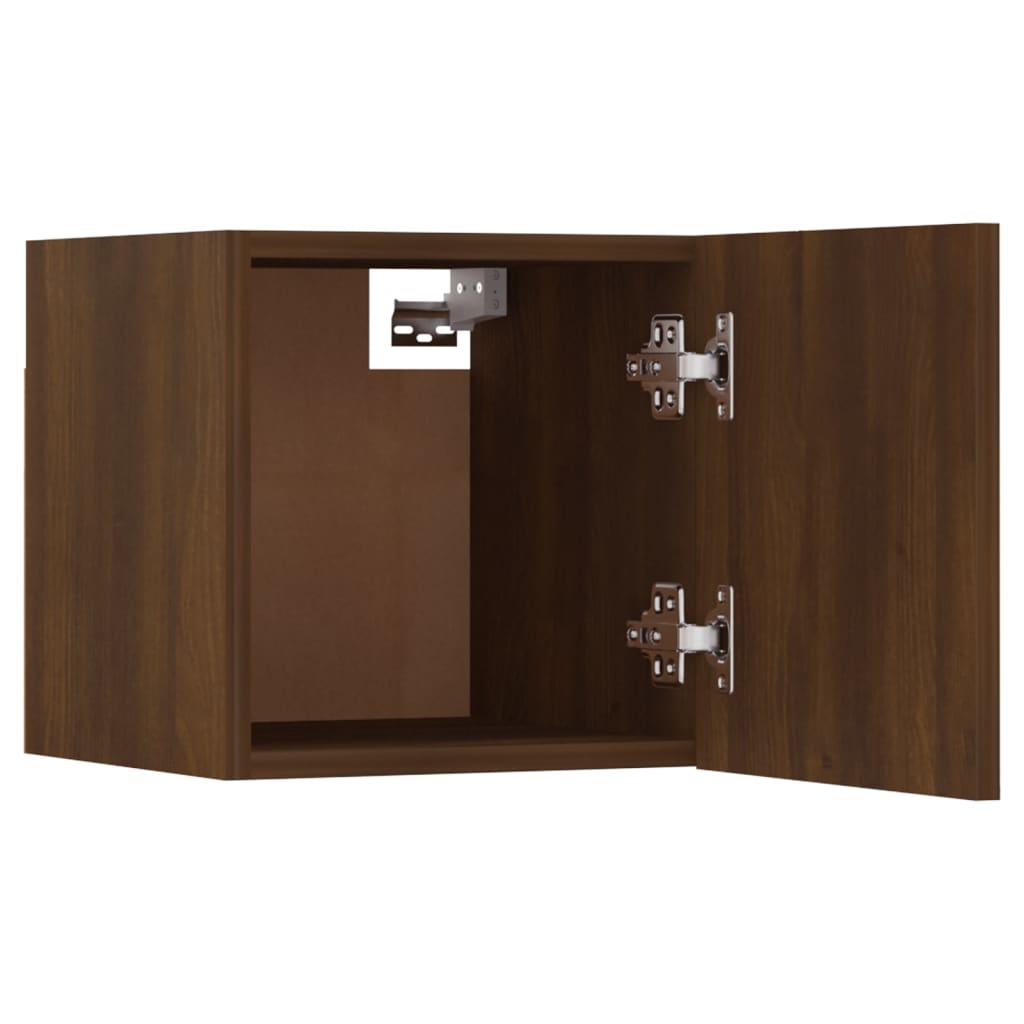 Meubles TV muraux 2 pcs Chêne marron 30,5x30x30 cm Meubles TV vidaXL   