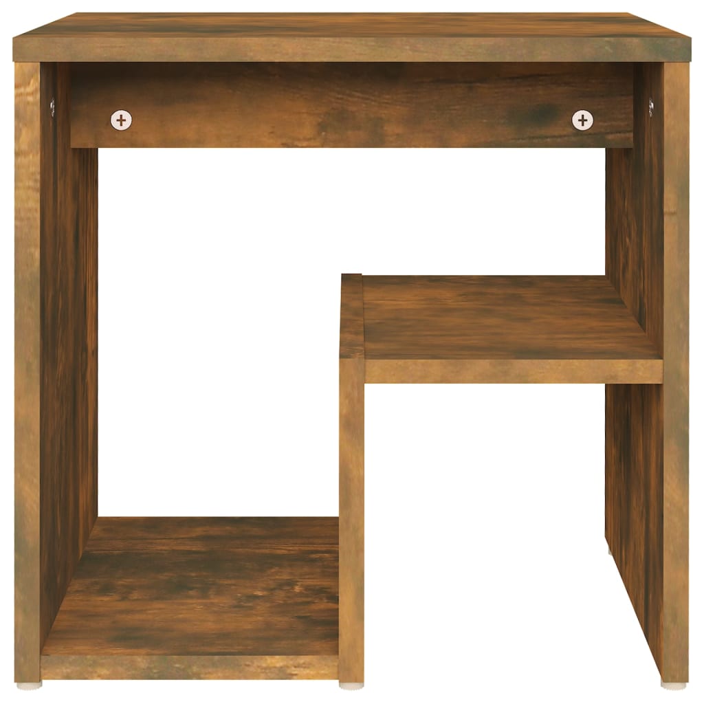 Table de chevet Chêne fumé 40x30x40 cm Bois d'ingénierie Tables de chevet vidaXL   