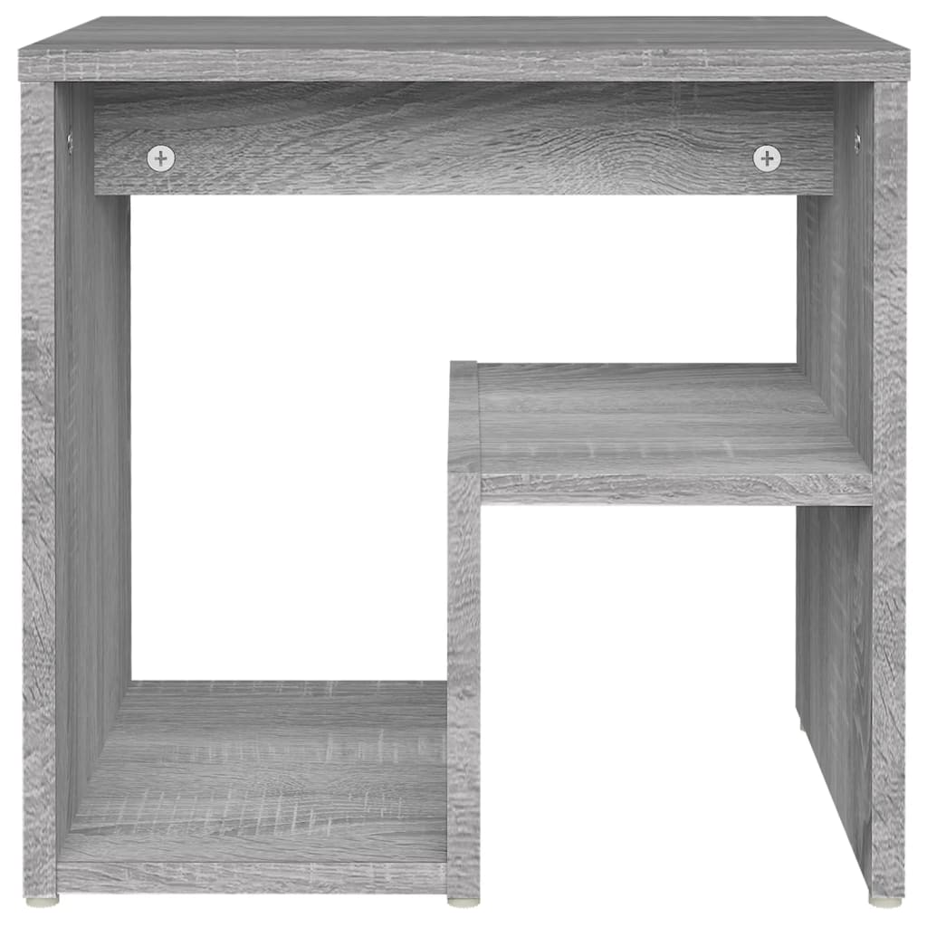 Tables de chevet 2 pcs Sonoma gris 40x30x40 cm Bois ingénierie Tables de chevet vidaXL   