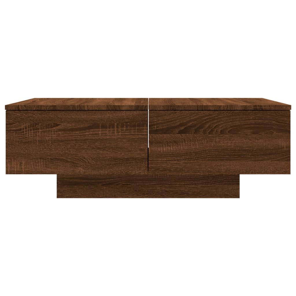 Table basse Chêne marron 90x60x31 cm Bois d'ingénierie Tables basses vidaXL   