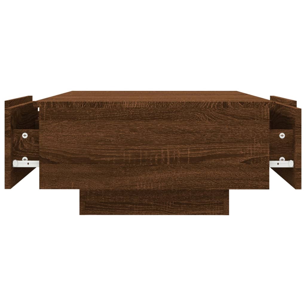 Table basse Chêne marron 90x60x31 cm Bois d'ingénierie Tables basses vidaXL   