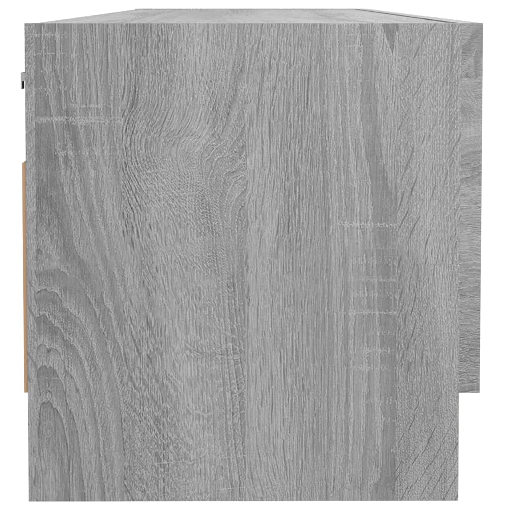 Garde-robe Sonoma gris 100x32,5x35 cm Bois d'ingénierie Armoires vidaXL