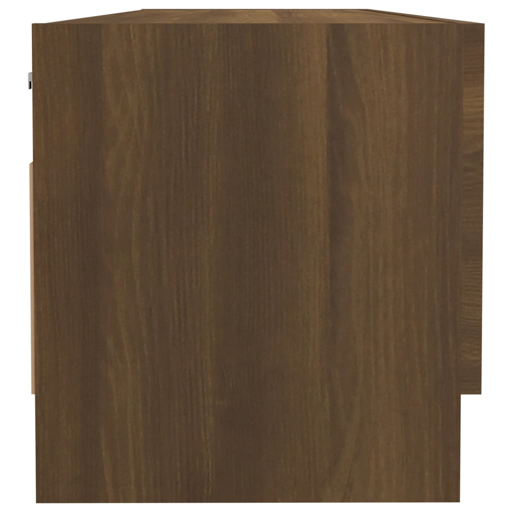 Garde-robe Chêne marron 100x32,5x35 cm Bois d'ingénierie Armoires vidaXL