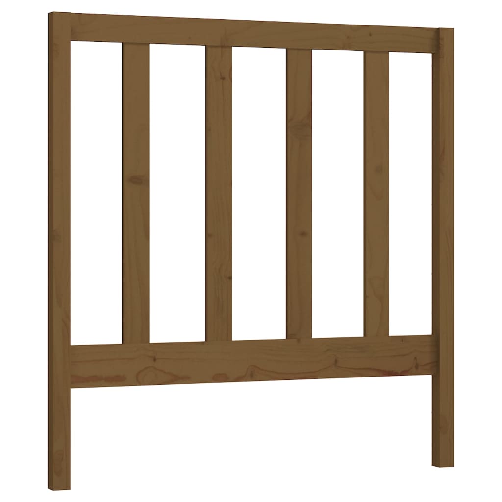 Tête de lit Marron miel 81x4x100 cm Bois massif de pin Têtes et pieds de lit vidaXL   