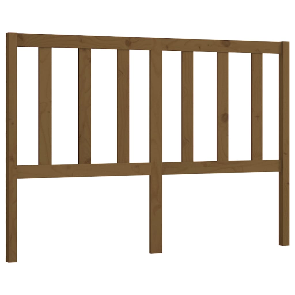 Tête de lit Marron miel 141x4x100 cm Bois massif de pin Têtes et pieds de lit vidaXL   