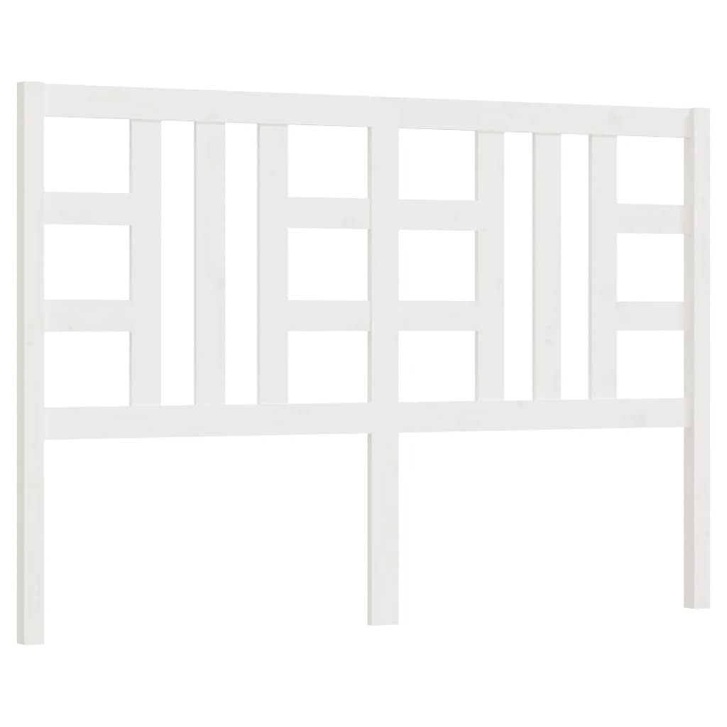 Tête de lit Blanc 166x4x100 cm Bois massif de pin Têtes et pieds de lit vidaXL   