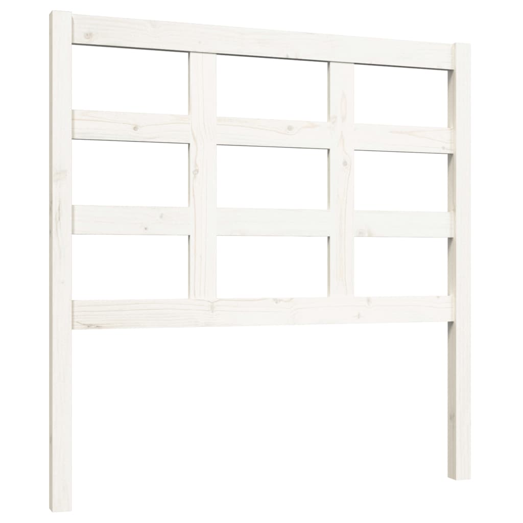 Tête de lit Blanc 95,5x4x100 cm Bois massif de pin Têtes et pieds de lit vidaXL   