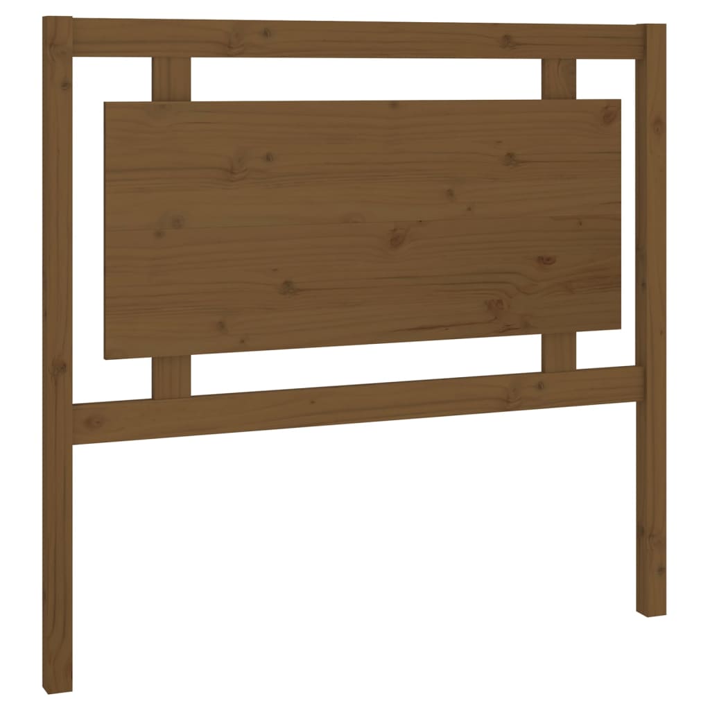 Tête de lit Marron miel 105,5x4x100 cm Bois massif de pin Têtes et pieds de lit vidaXL   