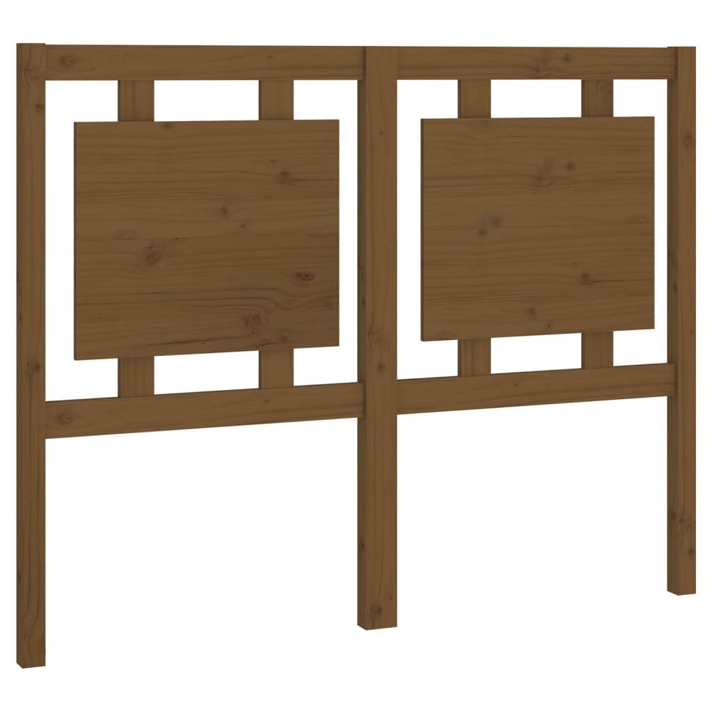 Tête de lit Marron miel 125,5x4x100 cm Bois massif de pin Têtes et pieds de lit vidaXL   