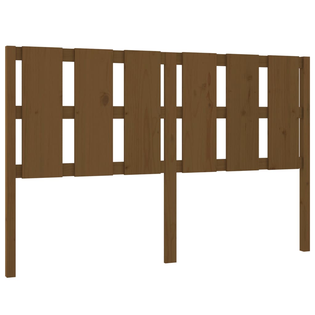 Tête de lit Marron miel 155,5x4x100 cm Bois massif de pin Têtes et pieds de lit vidaXL   