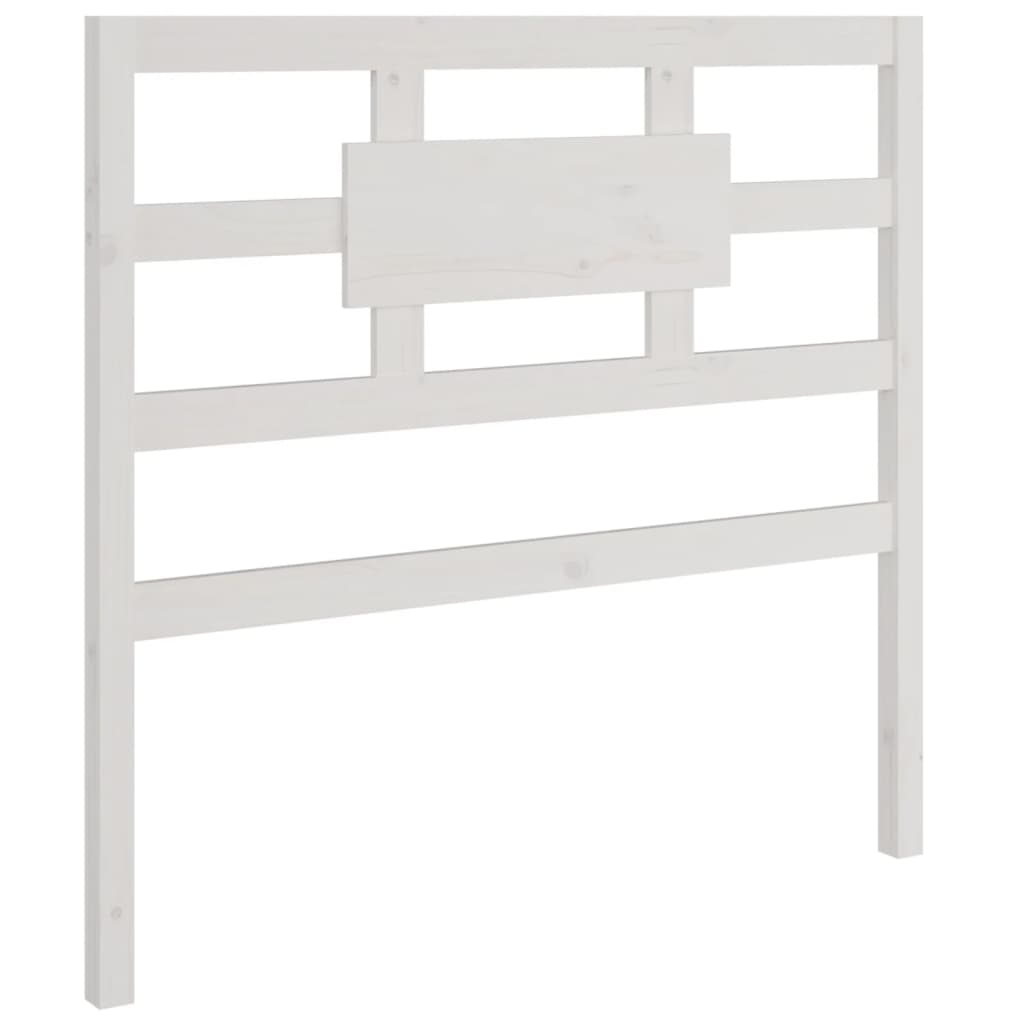 Tête de lit Blanc 95,5x4x100 cm Bois massif de pin Têtes et pieds de lit vidaXL   