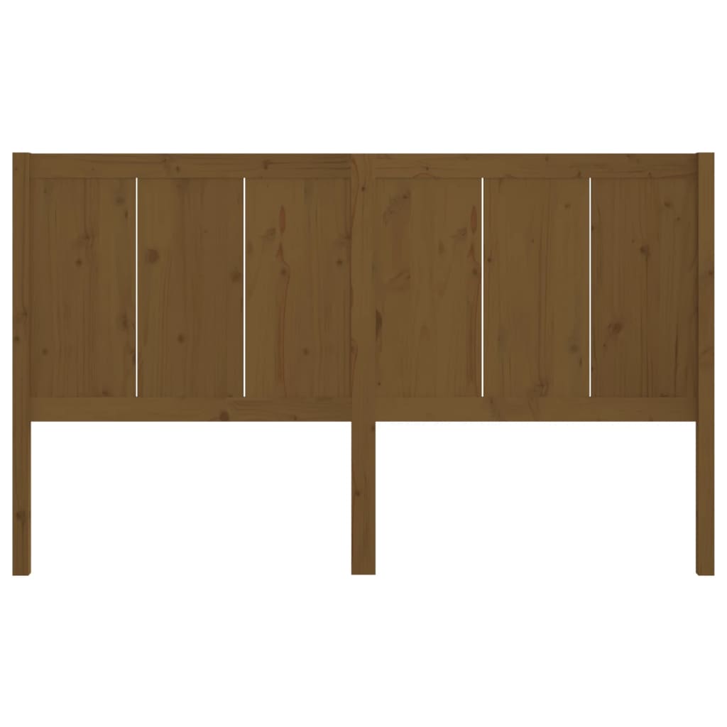 Tête de lit Marron miel 205,5x4x100 cm Bois massif de pin Têtes et pieds de lit vidaXL   