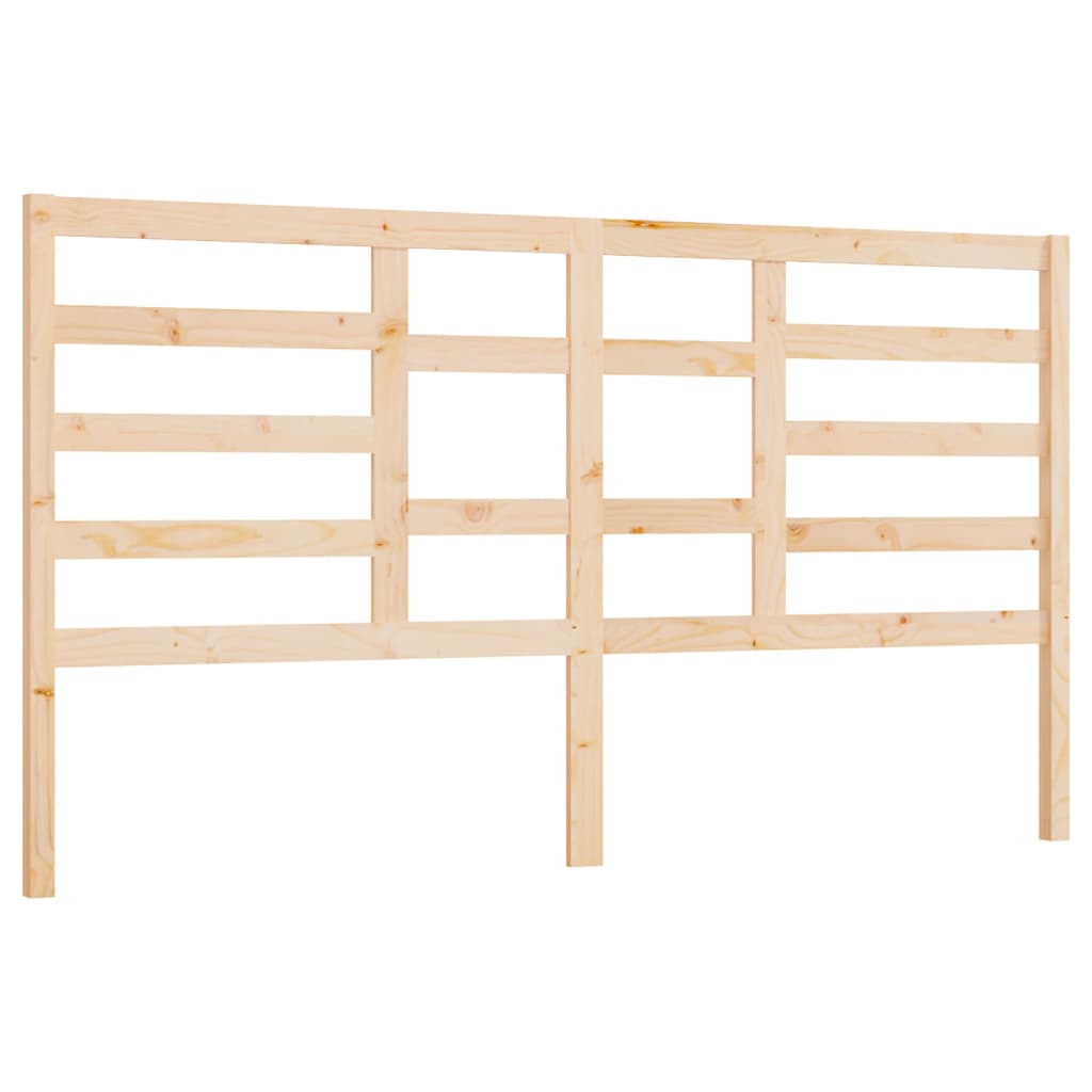 Tête de lit 206x4x104 cm Bois massif de pin Têtes et pieds de lit vidaXL   