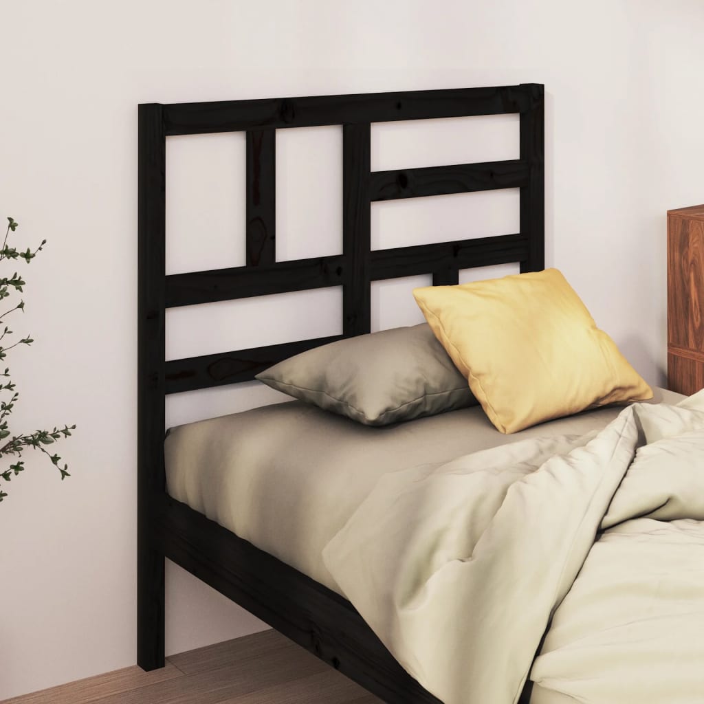 Tête de lit Blanc 81x4x104 cm Bois massif de pin Têtes et pieds de lit vidaXL   