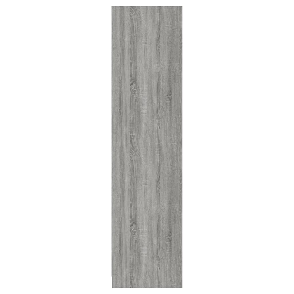 Armoire avec tiroirs Sonoma gris 50x50x200 cm Bois d'ingénierie Armoires vidaXL   