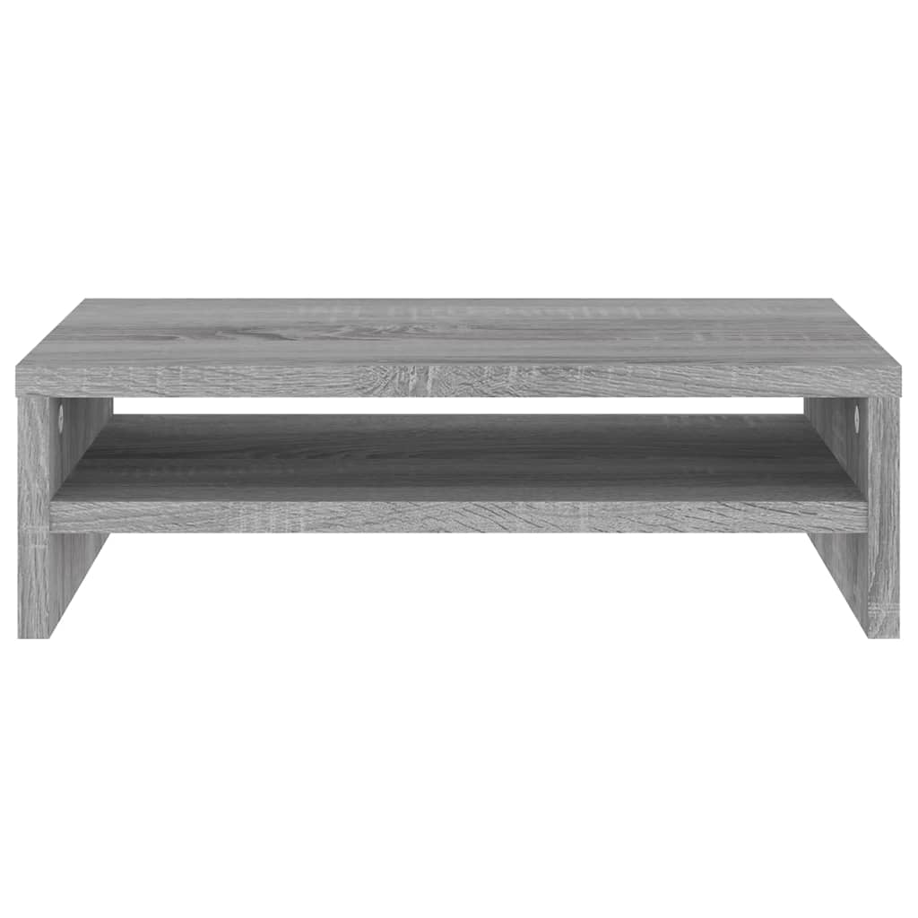 Support de moniteur Sonoma gris 42x24x13 cm Bois d'ingénierie Meubles TV vidaXL   