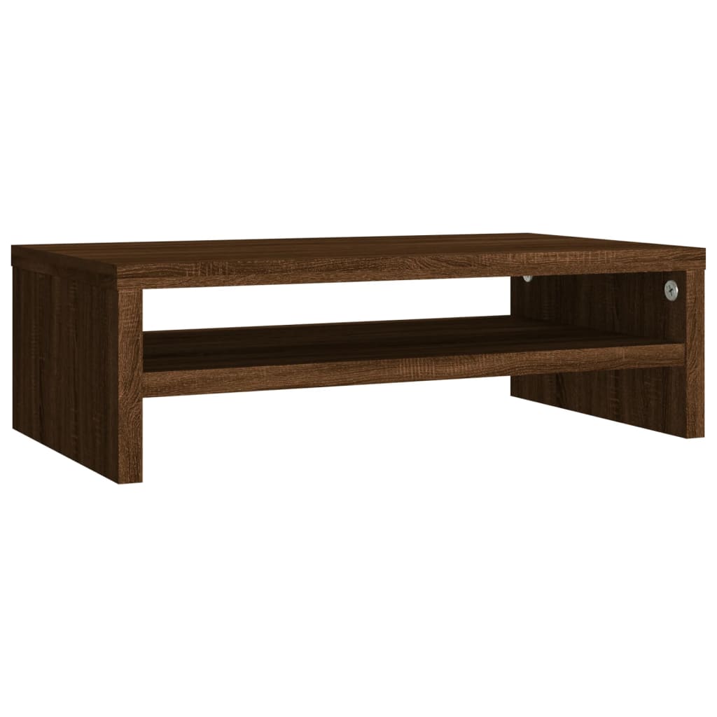 Support de moniteur Chêne marron 42x24x13 cm Bois d'ingénierie Meubles TV vidaXL   