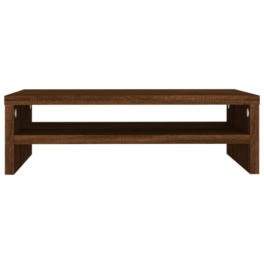 Support de moniteur Chêne marron 42x24x13 cm Bois d'ingénierie Meubles TV vidaXL   