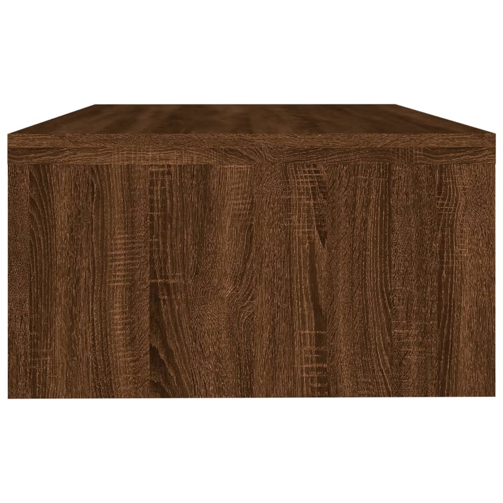 Support de moniteur Chêne marron 42x24x13 cm Bois d'ingénierie Meubles TV vidaXL   