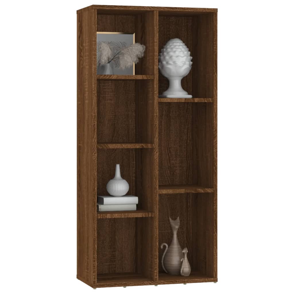 Armoire à livres Chêne marron 50x25x106 cm Bibliothèques vidaXL   