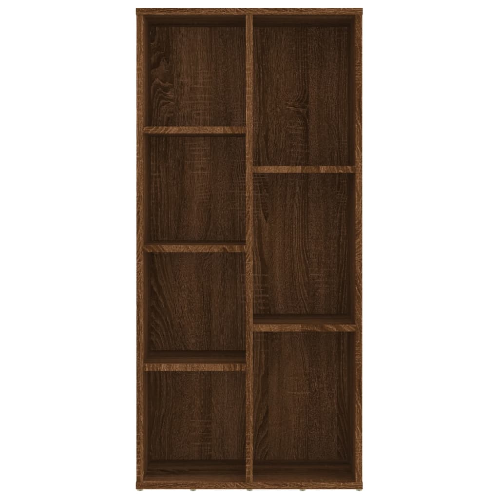 Armoire à livres Chêne marron 50x25x106 cm Bibliothèques vidaXL   