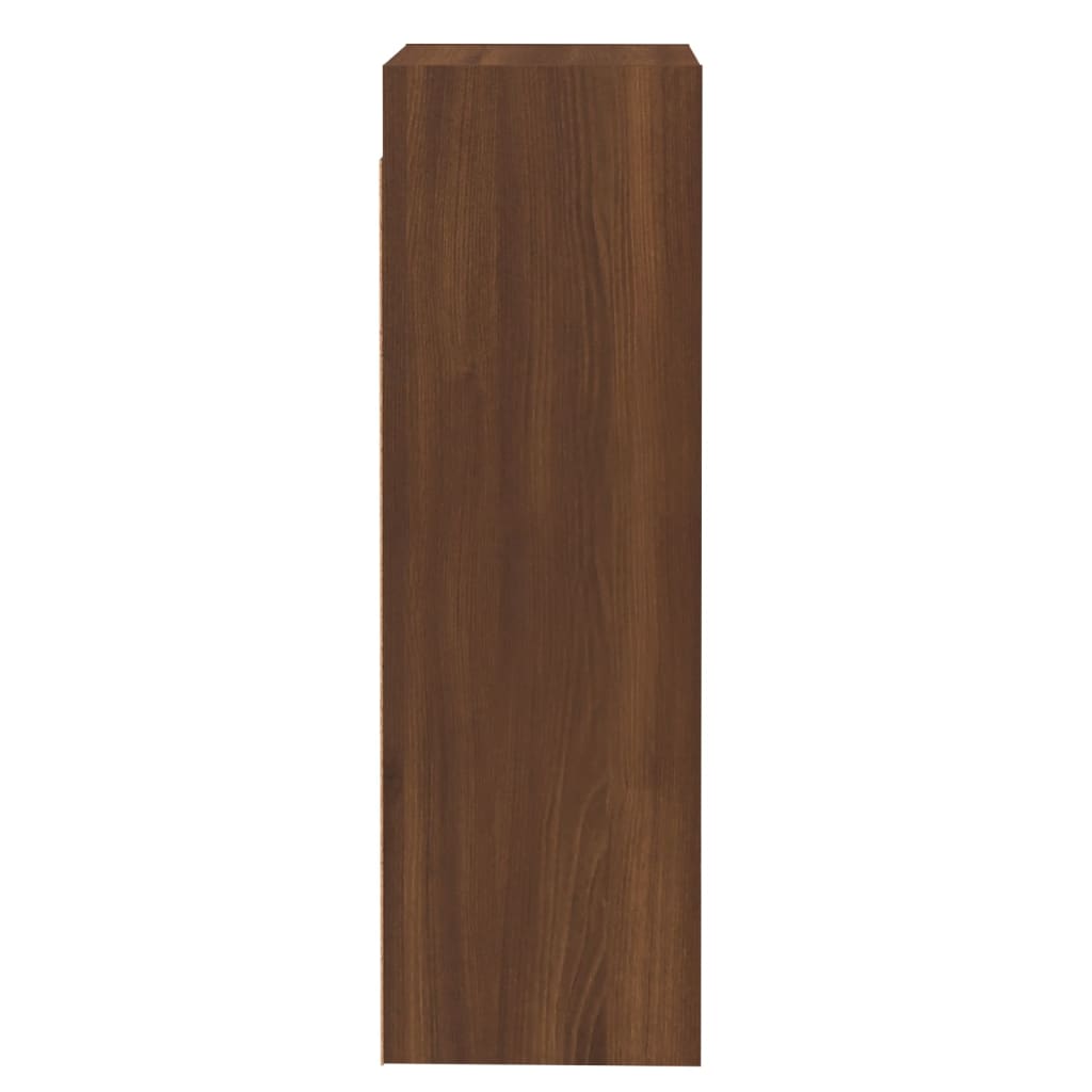 Meubles TV Chêne marron 30,5x30x90 cm Bois d'ingénierie Meubles TV vidaXL   