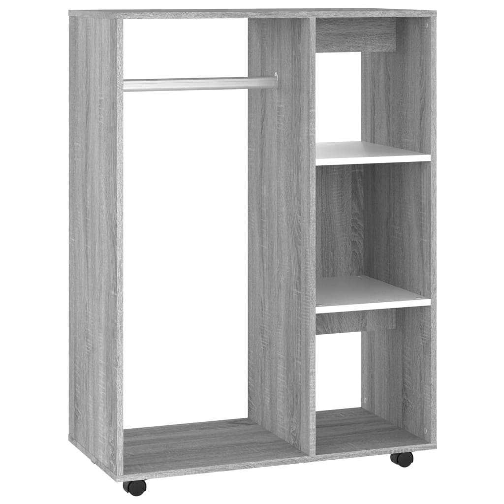 Garde-robe Sonoma gris 80x40x110 cm Bois d'ingénierie Armoires vidaXL   