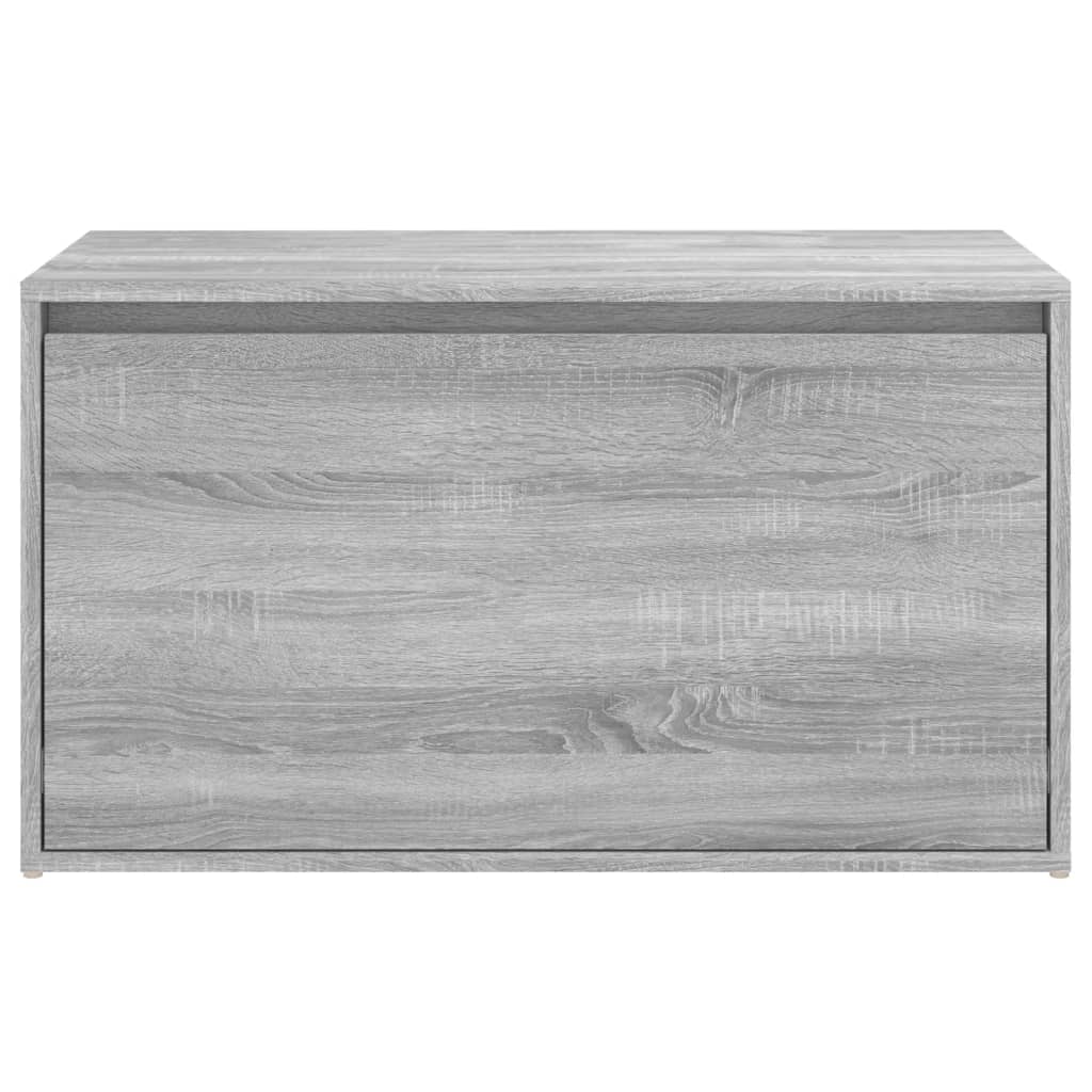 Banc d'entrée 80x40x45 cm Sonoma gris Bois d'ingénierie Bancs coffres vidaXL   