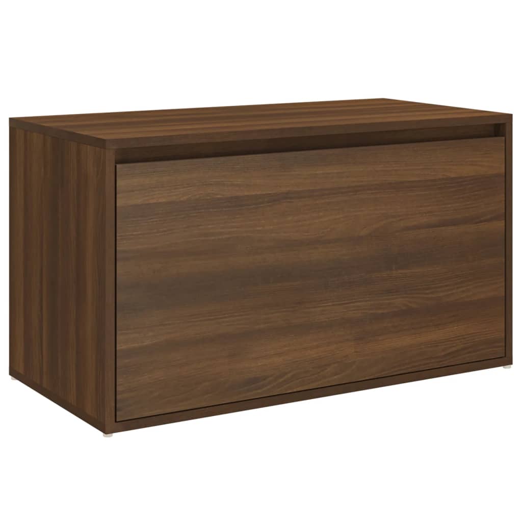 Banc d'entrée 80x40x45 cm Chêne marron Bois d'ingénierie Bancs coffres vidaXL   