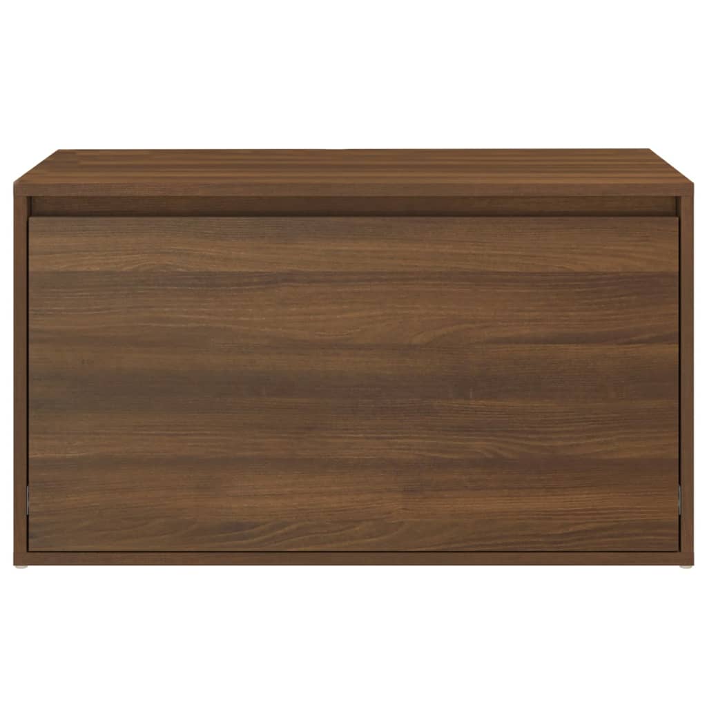 Banc d'entrée 80x40x45 cm Chêne marron Bois d'ingénierie Bancs coffres vidaXL   