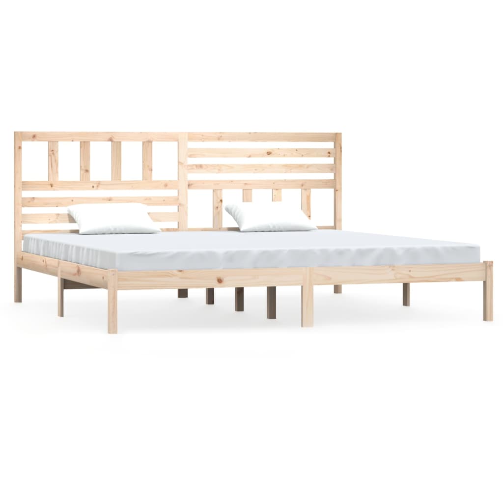 Cadre de lit 180x200 cm Super King bois de pin massif Lits & cadres de lit vidaXL   