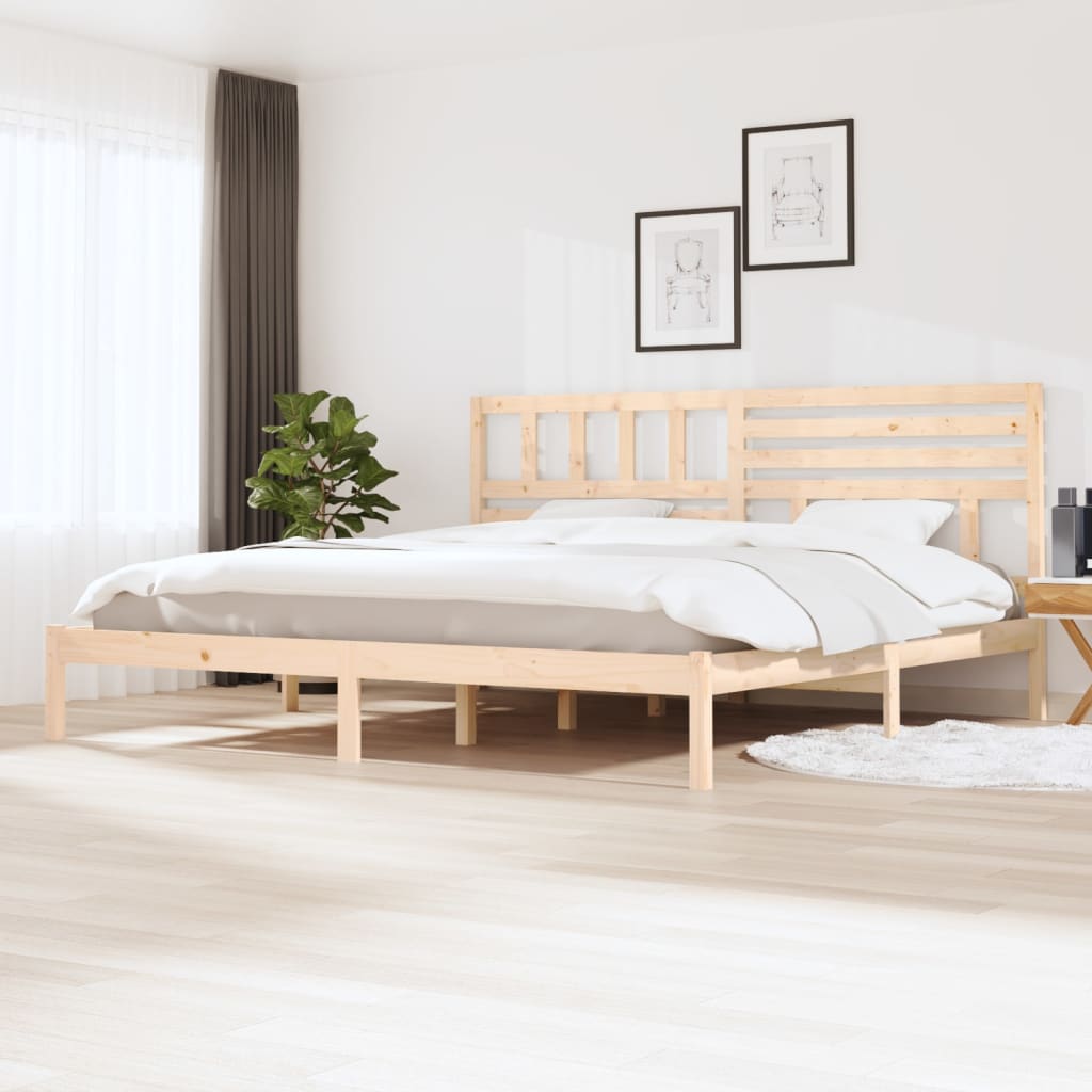 Cadre de lit 180x200 cm Super King bois de pin massif Lits & cadres de lit vidaXL   