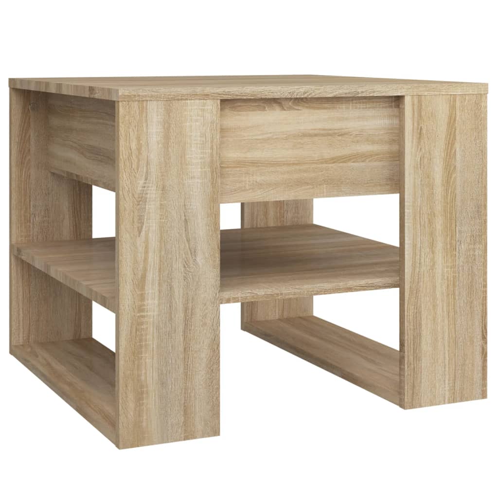 Table basse chêne sonoma 55,5x55x45 cm bois d'ingénierie Tables basses vidaXL   