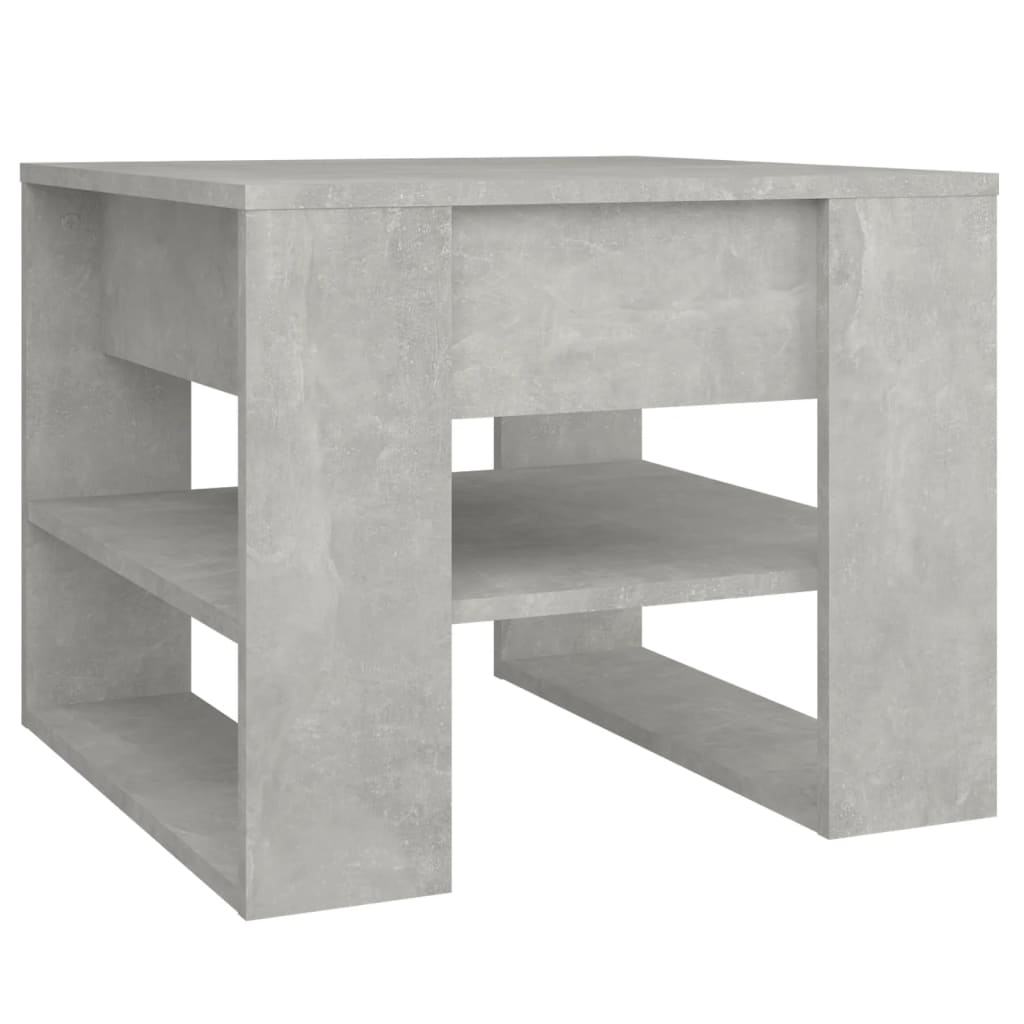 Table basse gris béton 55,5x55x45 cm bois d'ingénierie Tables basses vidaXL   