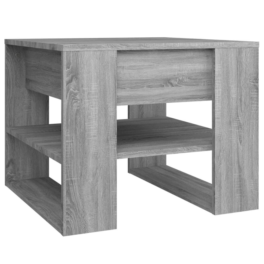 Table basse sonoma gris 55,5x55x45 cm bois d'ingénierie Tables basses vidaXL   