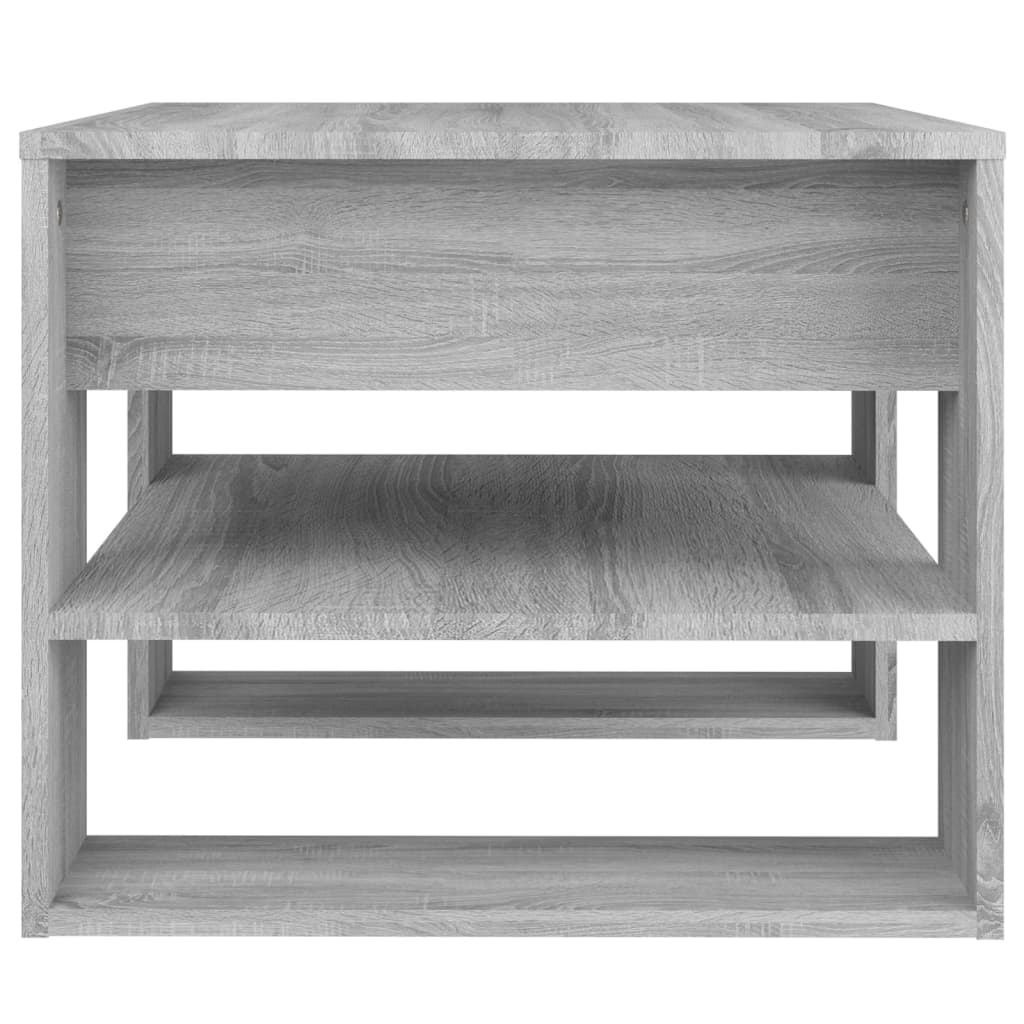 Table basse sonoma gris 55,5x55x45 cm bois d'ingénierie Tables basses vidaXL   