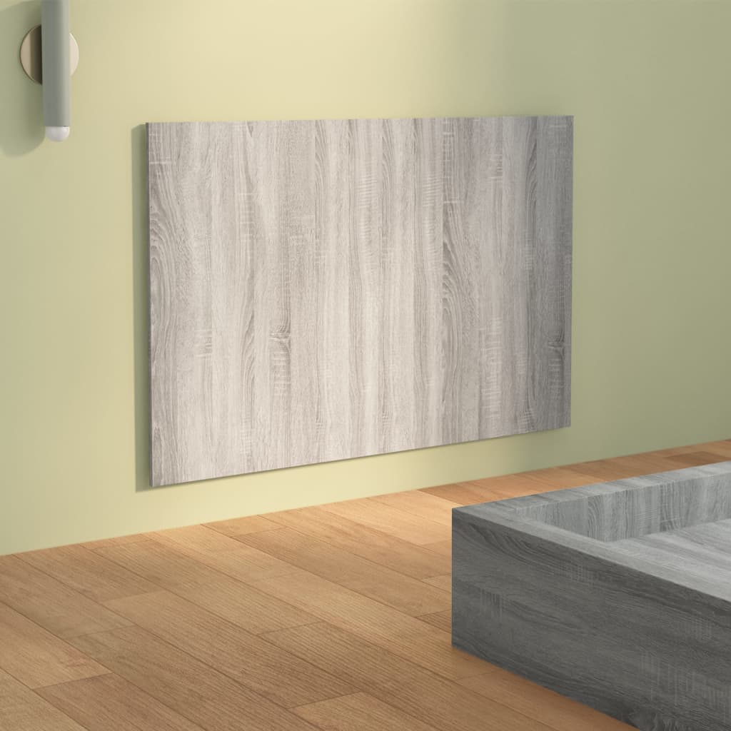 Tête de lit Sonoma gris 120x1,5x80 cm Bois d'ingénierie Têtes et pieds de lit vidaXL   