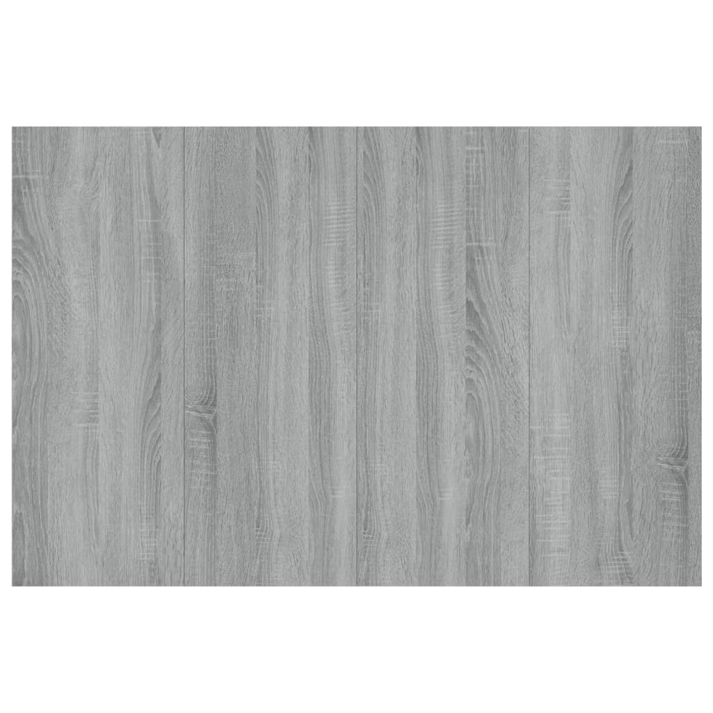 Tête de lit Sonoma gris 120x1,5x80 cm Bois d'ingénierie Têtes et pieds de lit vidaXL   