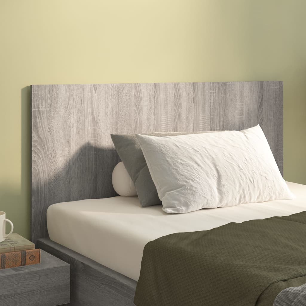 Tête de lit Sonoma gris 120x1,5x80 cm Bois d'ingénierie Têtes et pieds de lit vidaXL   