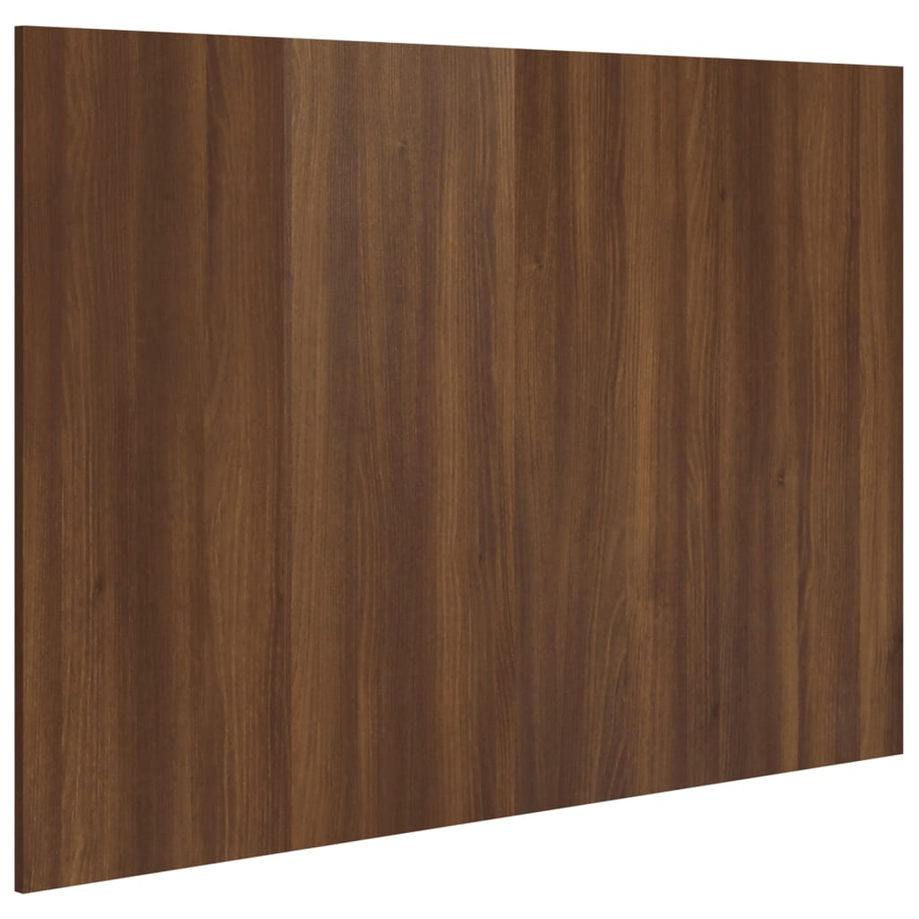 Tête de lit Chêne marron 120x1,5x80 cm Bois d'ingénierie Têtes et pieds de lit vidaXL   