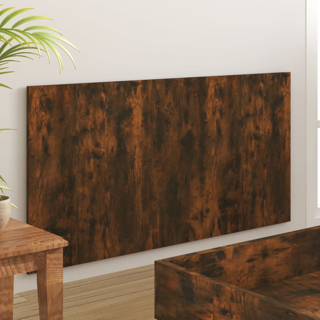 Tête de lit Chêne fumé 160x1,5x80 cm Bois d'ingénierie Têtes et pieds de lit vidaXL   