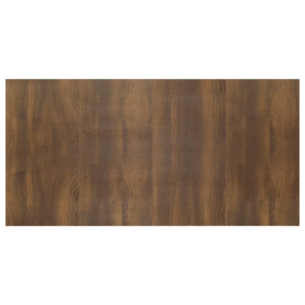 Tête de lit Chêne marron 160x1,5x80 cm Bois d'ingénierie Têtes et pieds de lit vidaXL   