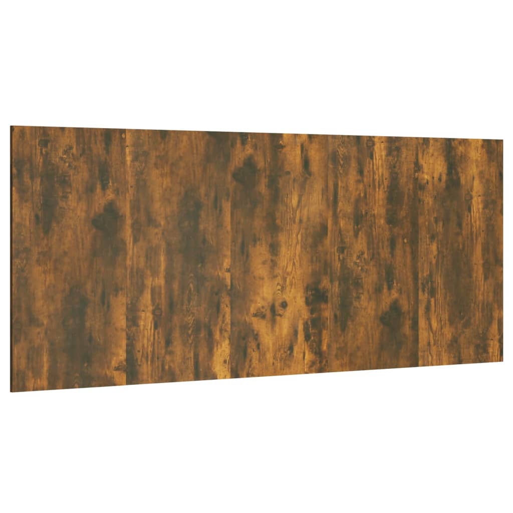 Tête de lit Chêne fumé 200x1,5x80 cm Bois d'ingénierie Têtes et pieds de lit vidaXL   