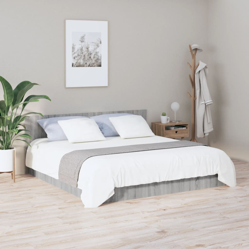 Tête de lit Sonoma gris 200x1,5x80 cm Bois d'ingénierie Têtes et pieds de lit vidaXL   