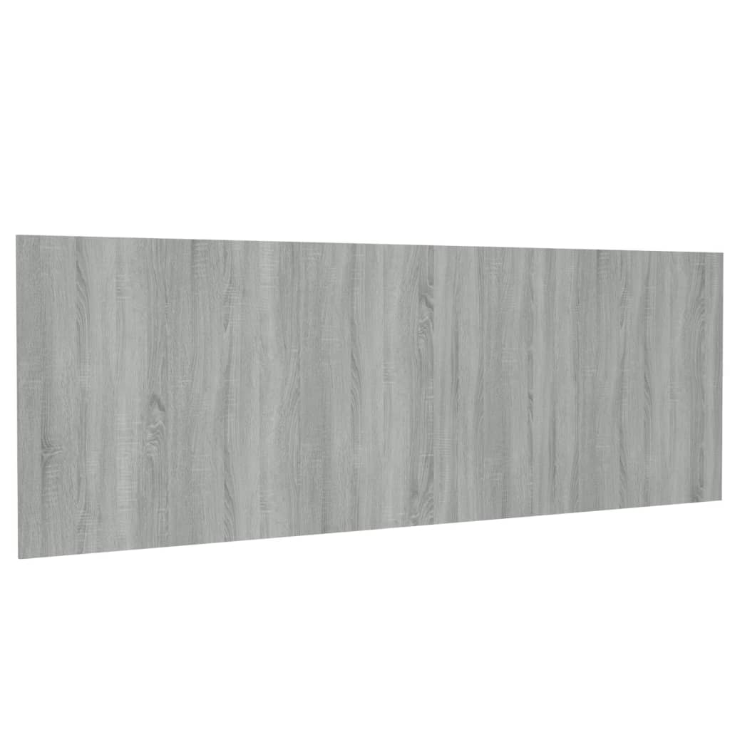 Tête de lit murale Sonoma gris 240x1,5x80 cm Bois d'ingénierie Têtes et pieds de lit vidaXL   