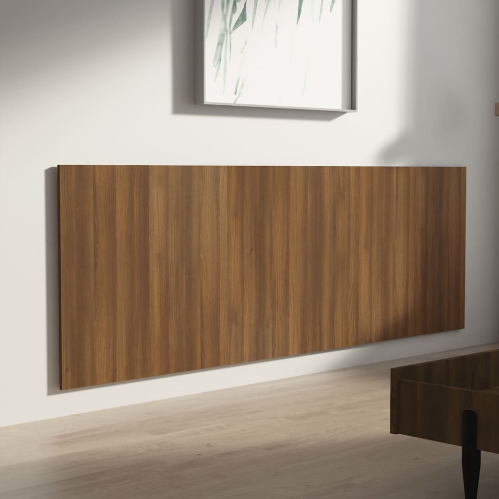 Tête de lit murale Chêne marron 240x1,5x80 cm Bois d'ingénierie Têtes et pieds de lit vidaXL   